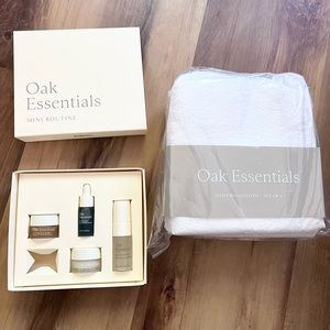Oak Essentials Jenni Kayne Mini Routine Skincare Kit + Washcloths
